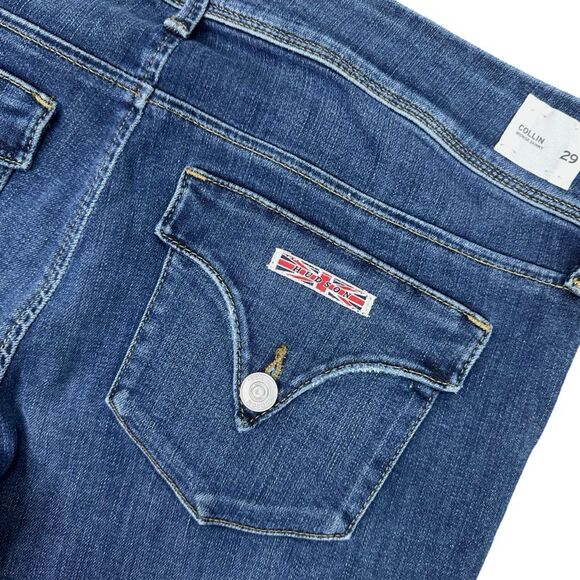 Hudson Collin Mid-Rise Skinny Jeans - Size 29 - Journee - Picture 5 of 9